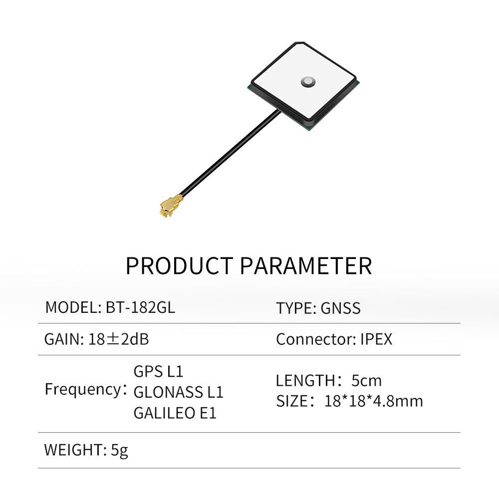 Beitian GPS+GLONASS single-band built-in ceramic antenna BT-580 0010 0000 0001 Beitian GPS+GLONASS single-band built-in ceramic antenna BT-580 0010 0000 0001